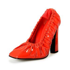 Scuderia Ferrari Women's "VARNISH PUMP" Red Leather Pump Shoes US 10 IT 40